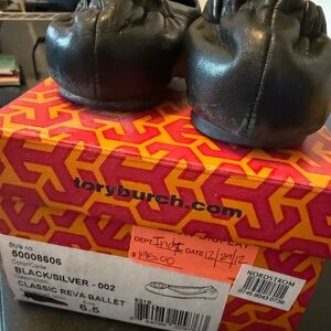 Tory Burch Black Classic Reva Ballet